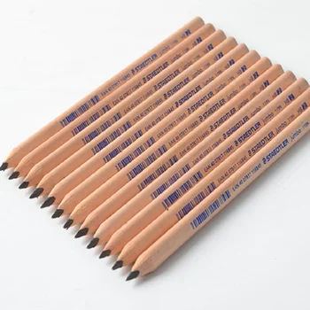 STAEDTLER vaikų pieštuku 119N-HB|2B storio strypas trikampis pieštukas lengvai pjaustomas lengva įdiegti medienos pieštukai 12pcs/daug